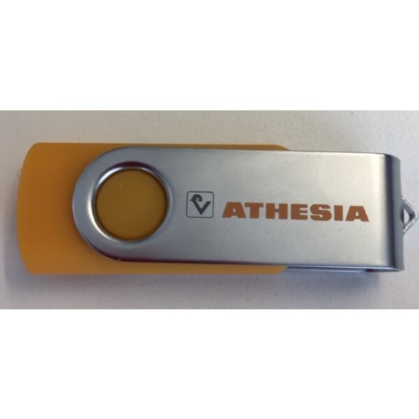 Athesia USB-Stick 4GB orange m/Druck Athesia