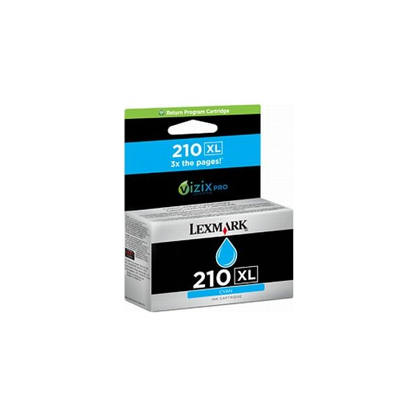 Lexmark 14L0174E Inkjet Tintenpatrone High Yield Return Program 210XL schwarz