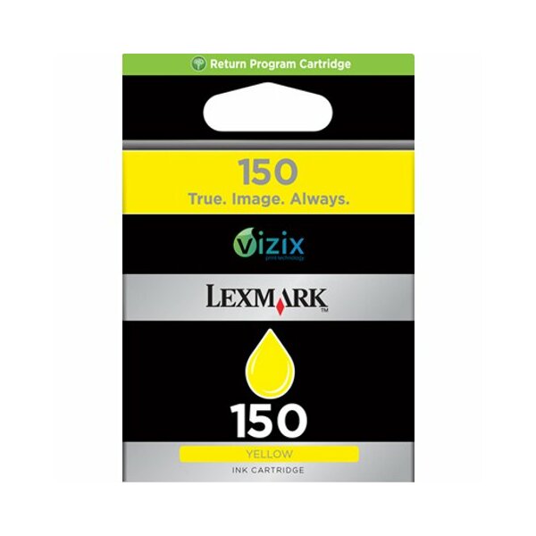 Lexmark 14N1610E Cartuccia inkjet return program 150 giallo