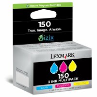 Lexmark 14N1805E 3er-Packung Inkjet-Tintenpatronen Return...