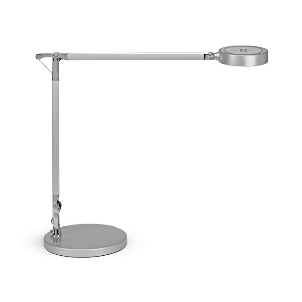 Lampada a LED da scrivania MAULgrace colour vario, dimmerabile argento 82050