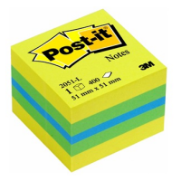 Post-it Haftnotizwuerfel Mini 51x51mm (400) Limon 2051L