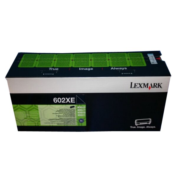 Lexmark 60F2X0E Toner Extra High Yield Corporate Cartridges 602XE schwarz