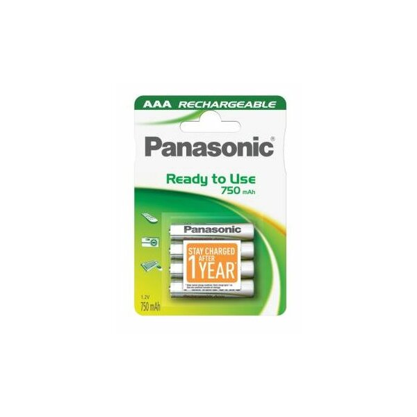 PANASONIC Akku PreCharged ready to use AAA (Micro) (4) 750mAh