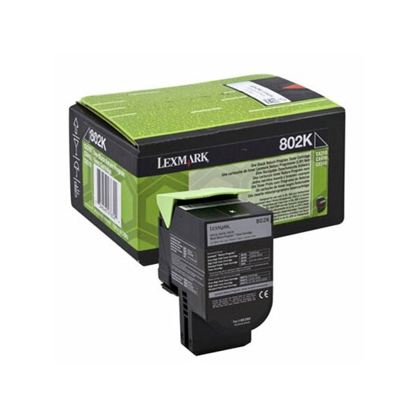 Lexmark 80C2SKE Inkjet Tintenpatrone Corporate Cartridges 802SKE schwarz