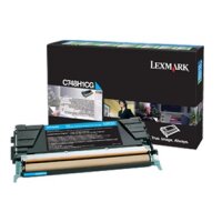 Lexmark C748H1CG Toner alta resa return program C748 ciano