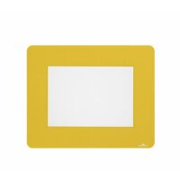 Durable cornice espositiva A5 gialla (10) adesiva...