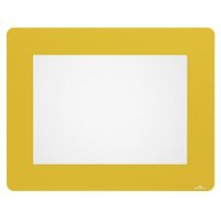 Durable cornice espositiva A4 gialla (10) adesiva...