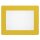 Durable Info-Rahmen A4 abloesbar gelb (10) selbstklebend fuer Boden