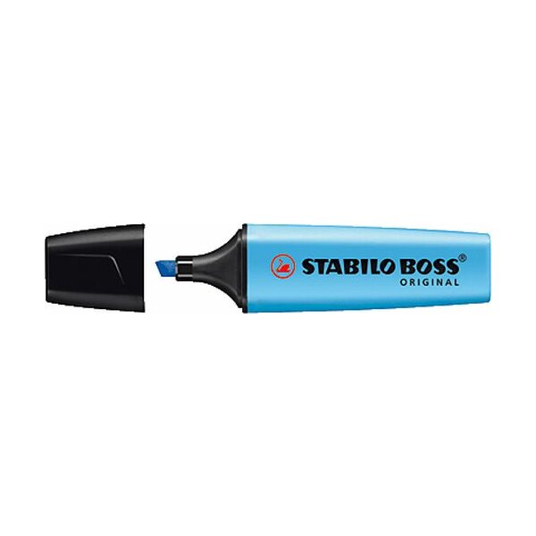 Evidenziatore Boss Original STABILO azzurro