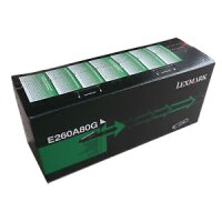 Lexmark E260A80G Toner Reconditioned Cartridges nero
