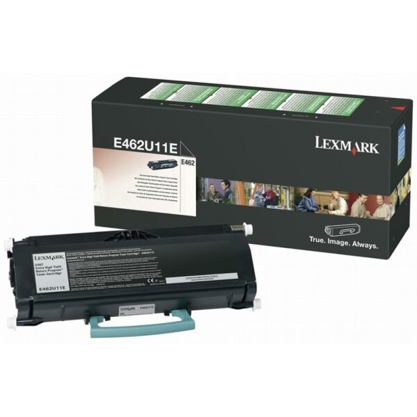 Lexmark E462U11E Toner Extra High Yield Return Program schwarz