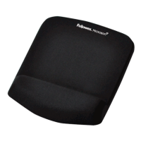 Supporto polsi PlushTouch™ Mousepad - Nero Fellowes