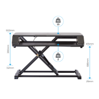 Fellowes Sit Stand Italic™ Arbeitsstation