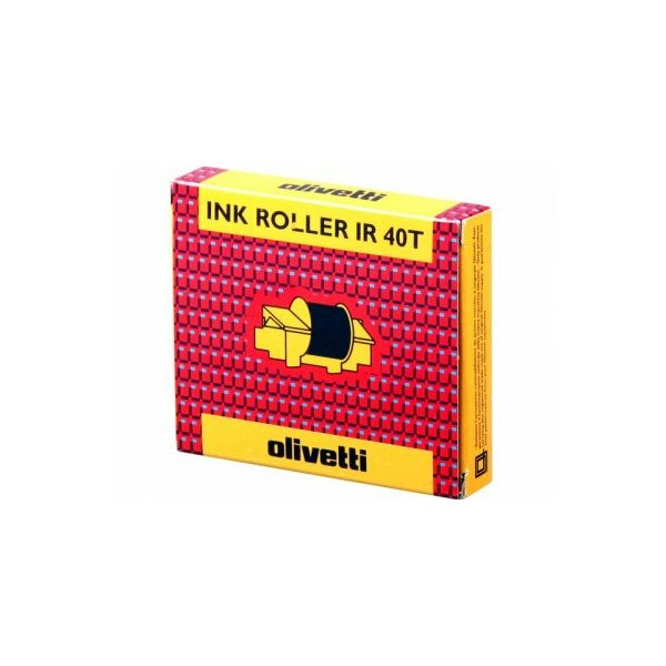 Olivetti 81129 2er-Packung Ink roll IR40T schwarz-rot