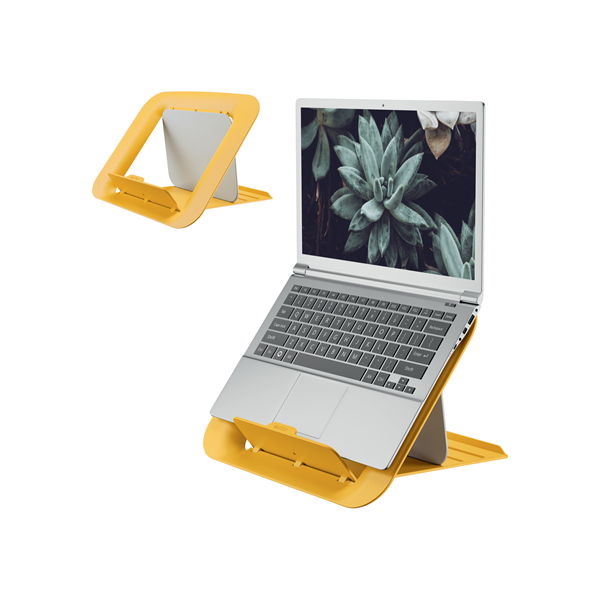 Leitz Ergo Cosy | Höhenverstellbarer Laptopständer (gelb)