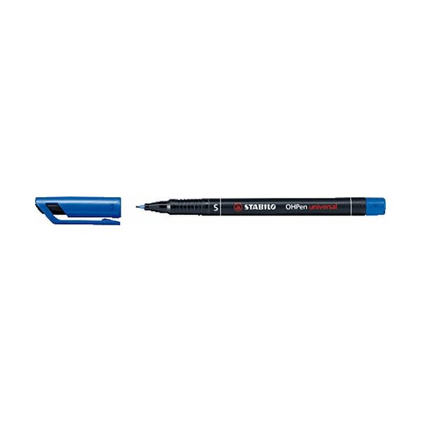 Stabilo OHP Universal Stifte non-permanent F 0,7mm blau