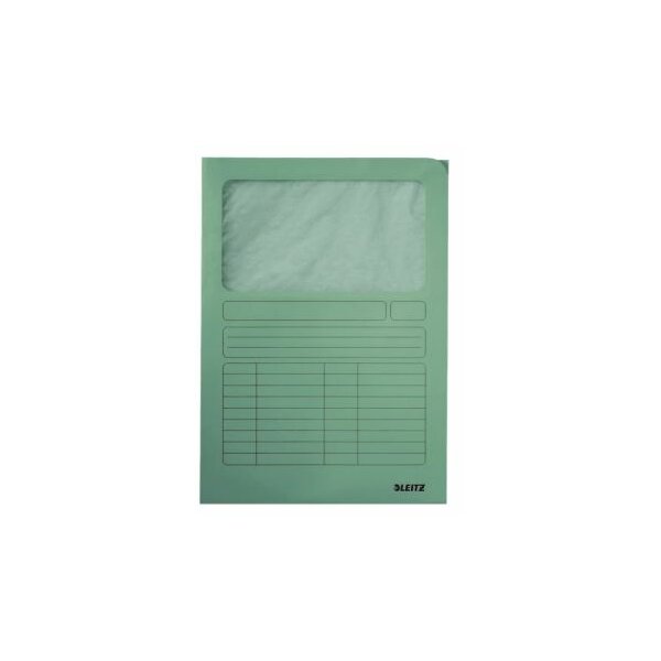 Cartella con finestra 3950 LEITZ verde chiaro